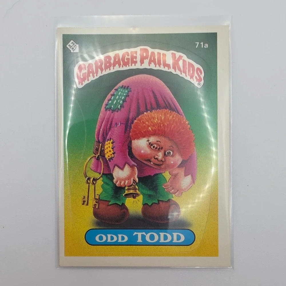 Topps Garbage Pail Kids Trading Card OS2 Green Fair 71a Odd Todd